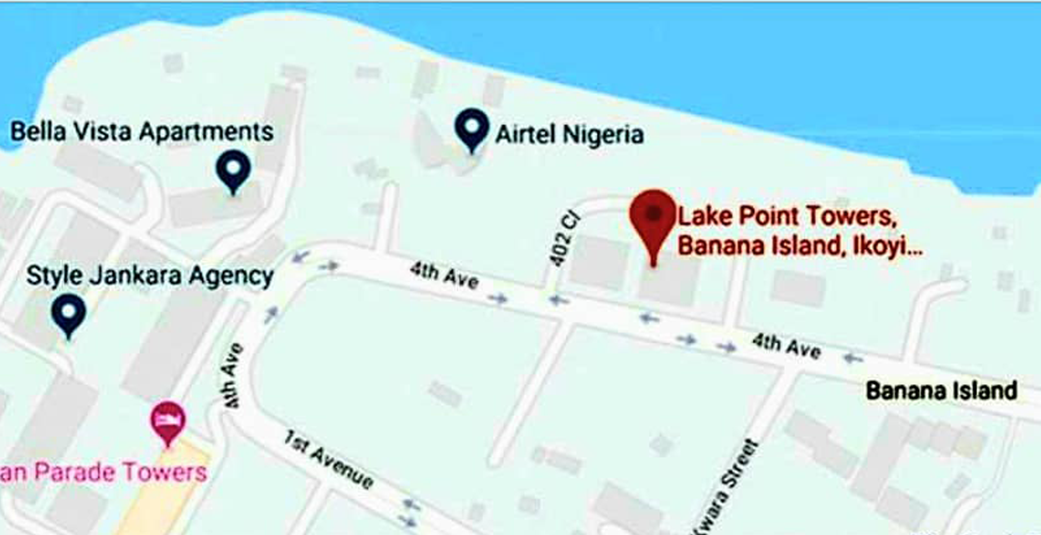 Address of Lakepoint Towers